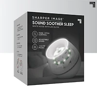 Sharper Image® Sound Soother Wind, White Noise Machine With LED Glow
