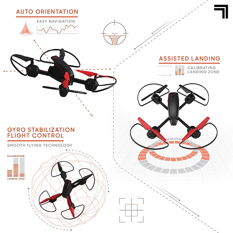 Sharper Image® 10" Mach X Video Drone with Streaming Camera