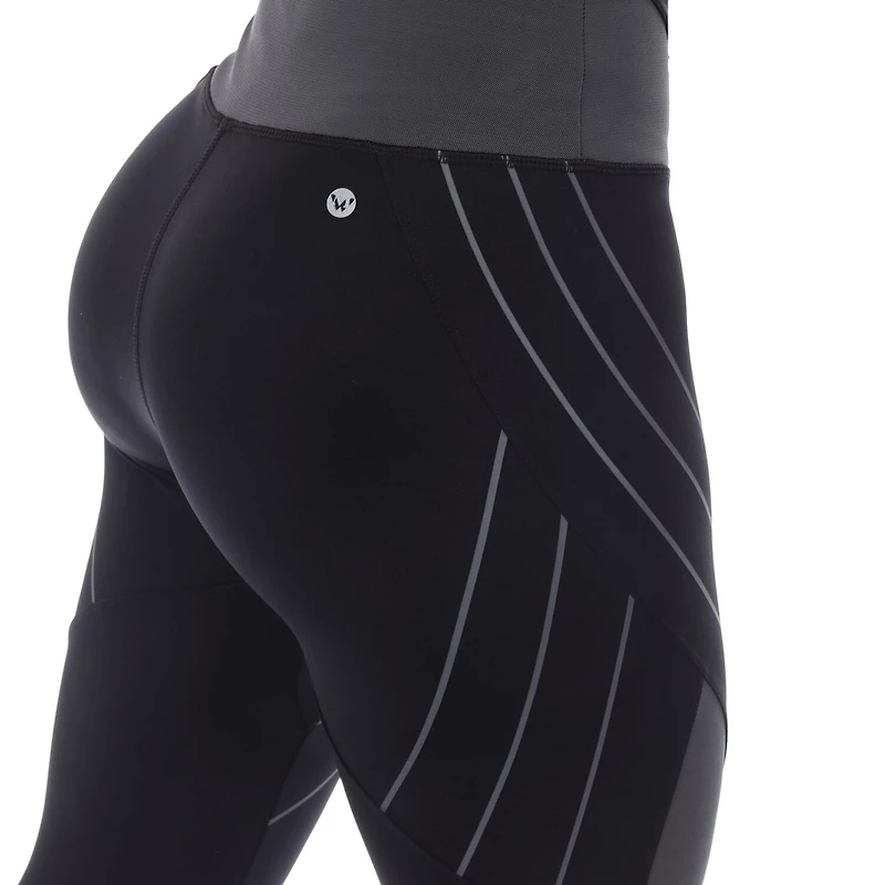 White Mark Womens High Rise 26" Full Length Leggings