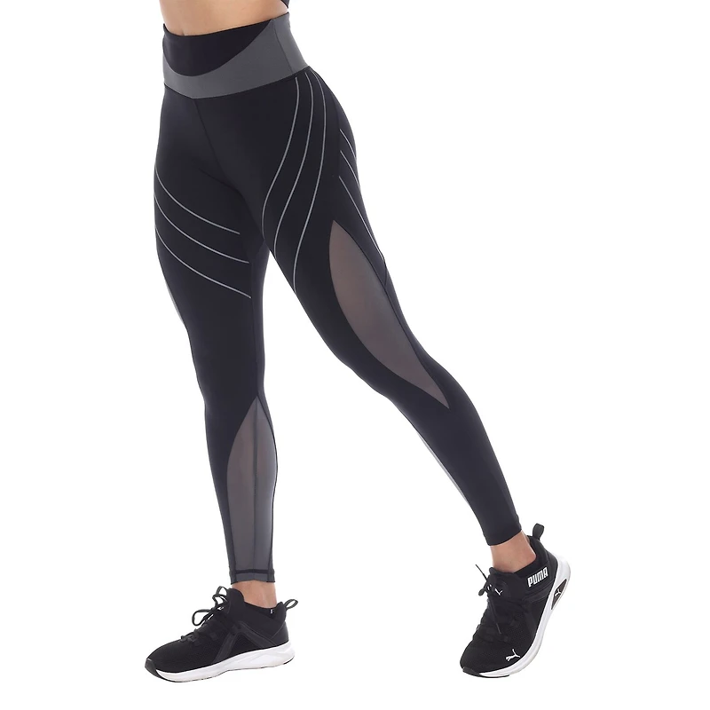 White Mark Womens High Rise 26" Full Length Leggings