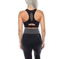 White Mark Womens High Support Sports Bra 18582