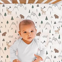 The Peanutshell Woodland Camo 3-pc. Crib Bedding Set