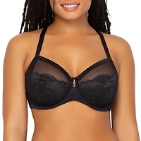 Curvy Couture Lace Luxe Underwire Bra-1299