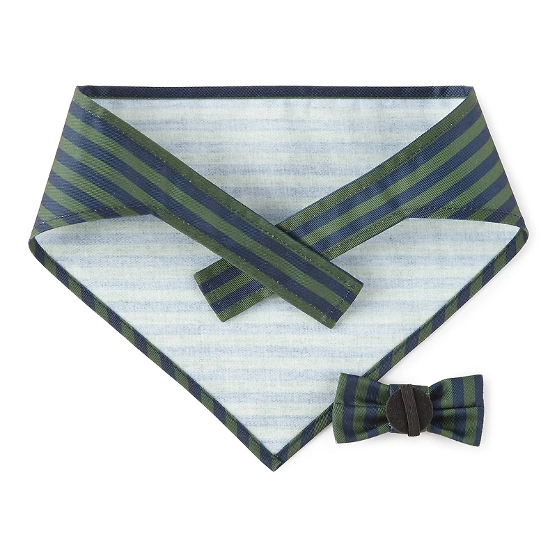 Paw & Tail Dog Bandana and Bow Tie Set