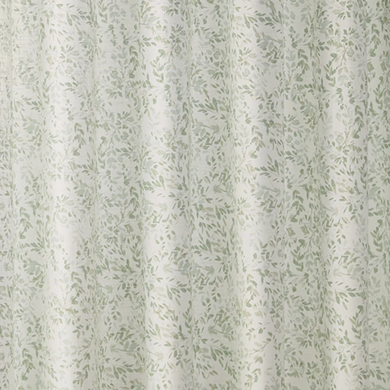 Linden Street Tossed Leaves Shower Curtain