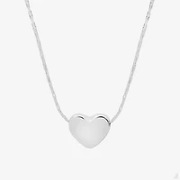 Bijoux Bar Delicates Womens Heart 16 Inch Pendant Necklace