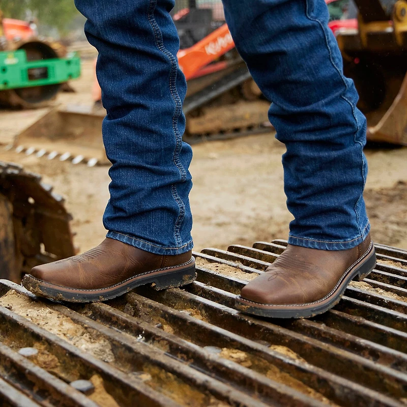 Justin Mens Work Stampede Steel Toe Boots