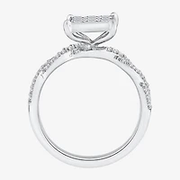 Womens 1 1/ CT. T.W. Natural White Diamond 10K Gold Engagement Ring