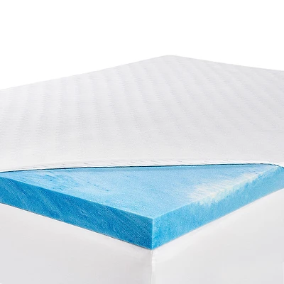 Serta® 3 Soothing Cool Memory Foam Mattress Topper
