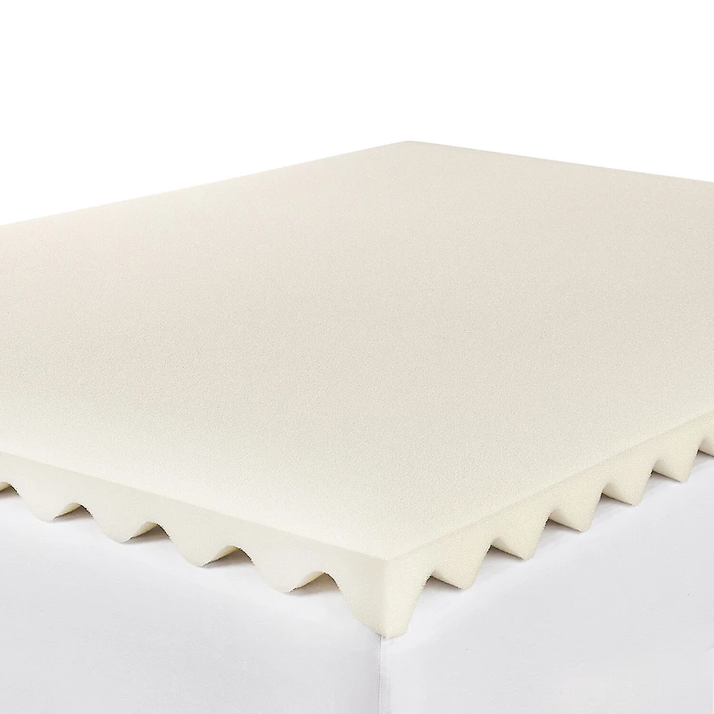 Serta 2.5 Comfort Boost Memory Foam Mattress Topper