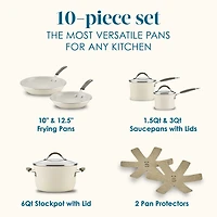 Rachael Ray Cucina Ceramic 10-pc. Non-Stick Cookware Set