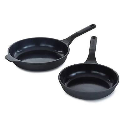 BergHOFF Leo Stone+ Ceramic Non-Stick 2-pc. Fry Pan Set