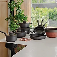 BergHOFF Leo Stone Aluminum Non-Stick 11-pc. Cookware Set