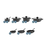 BergHOFF Leo Stone Aluminum Non-Stick 11-pc. Cookware Set