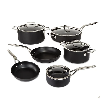 BergHOFF Essentials Ano Hard Anodized Non-Stick 10-pc. Cookware Set