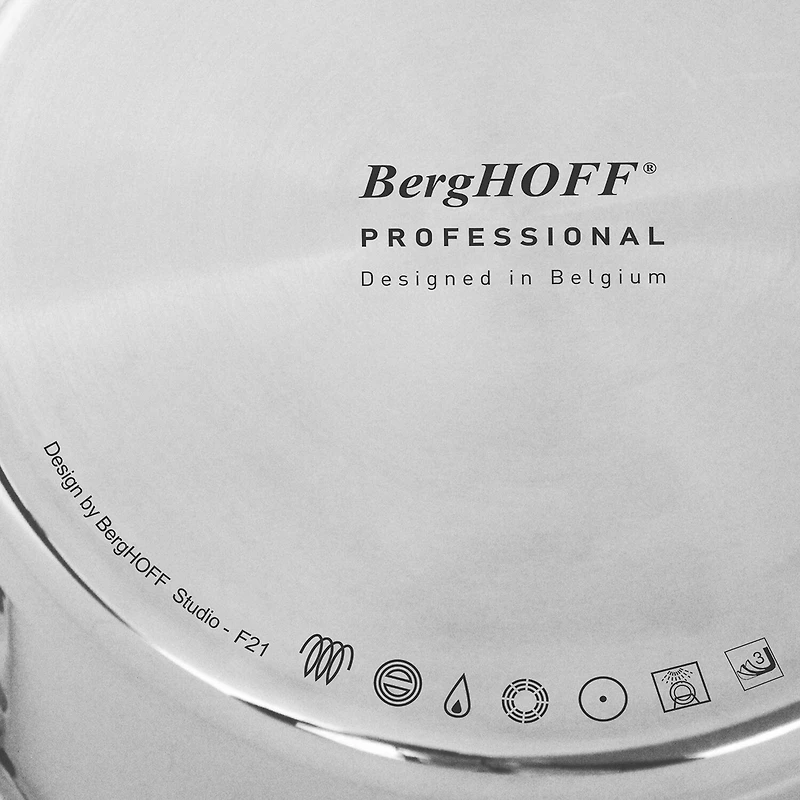BergHOFF Professional Tri-Ply 18/10 Stainless Steel 2-pc. Fry Pan Set