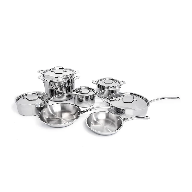BergHOFF Professional Tri-Ply 18/10 Stainless Steel 2-pc. Fry Pan Set