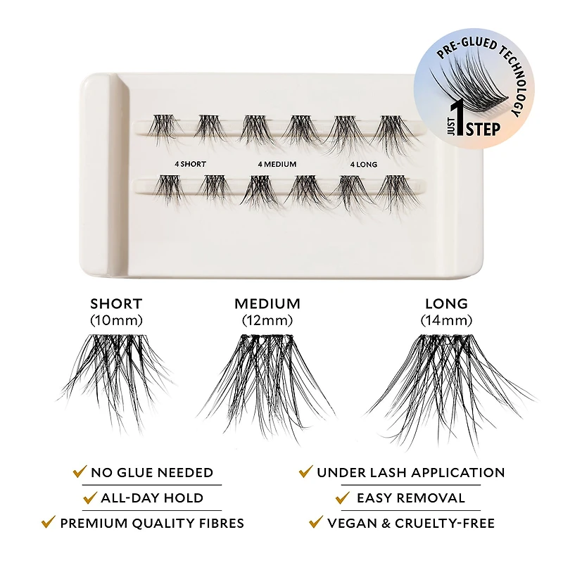 Velour Lashes Self-Stick Lash - Everyday Natural