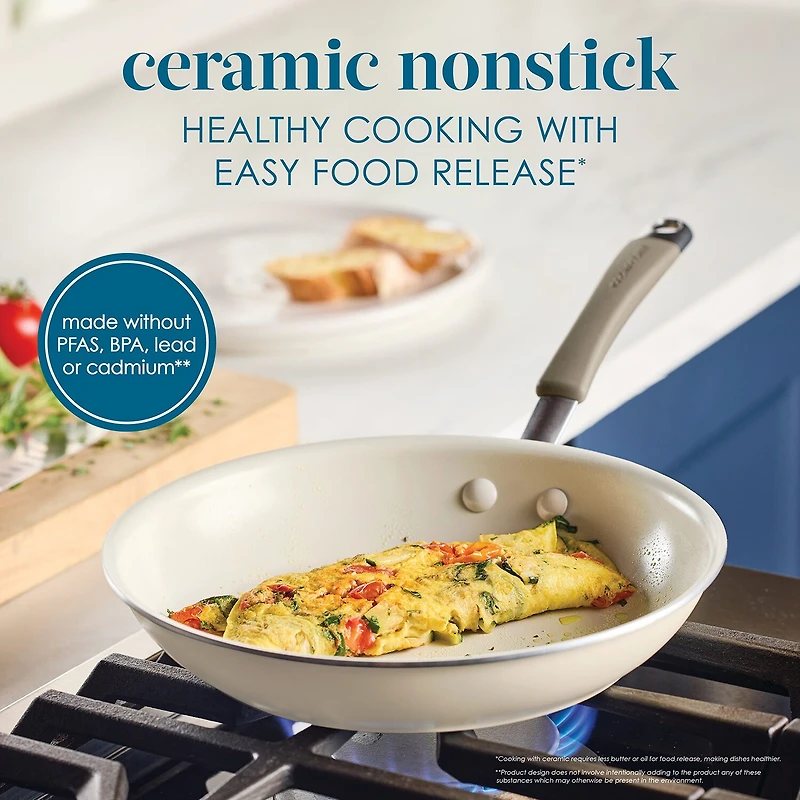 Rachael Ray Cucina Ceramic 10-pc. Non-Stick Cookware Set