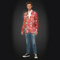 Suitmeister Light Up Christmas Mens Slim Fit Blazer