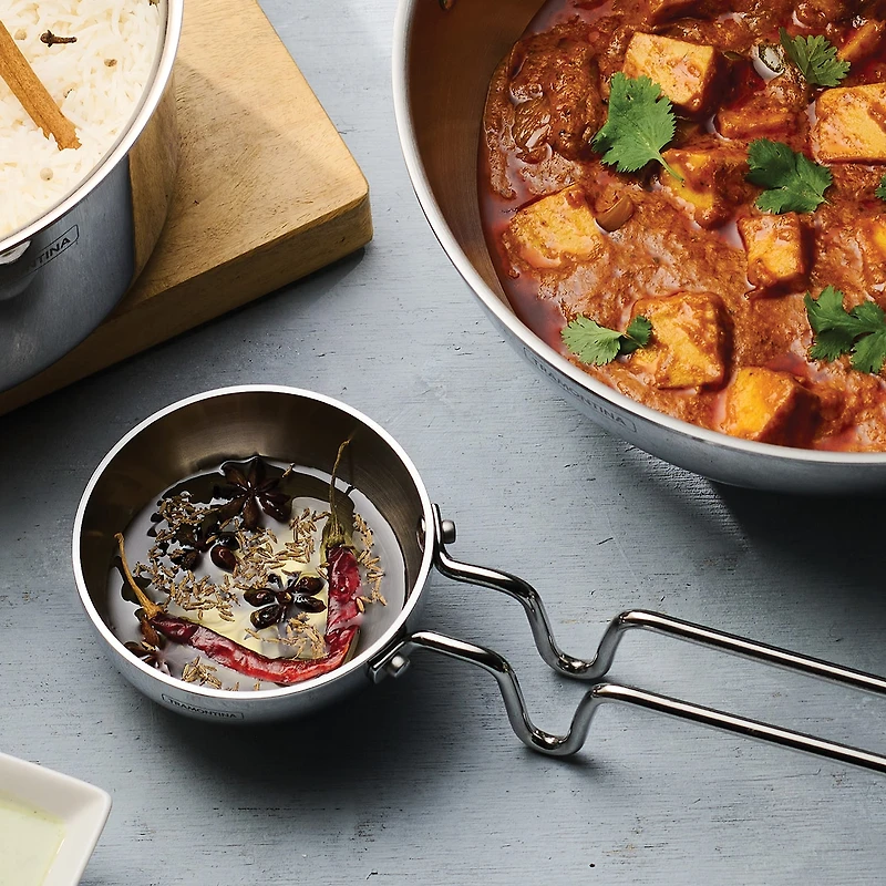 Tramontina Utsava Stainless Steel 4" Tadka Pan