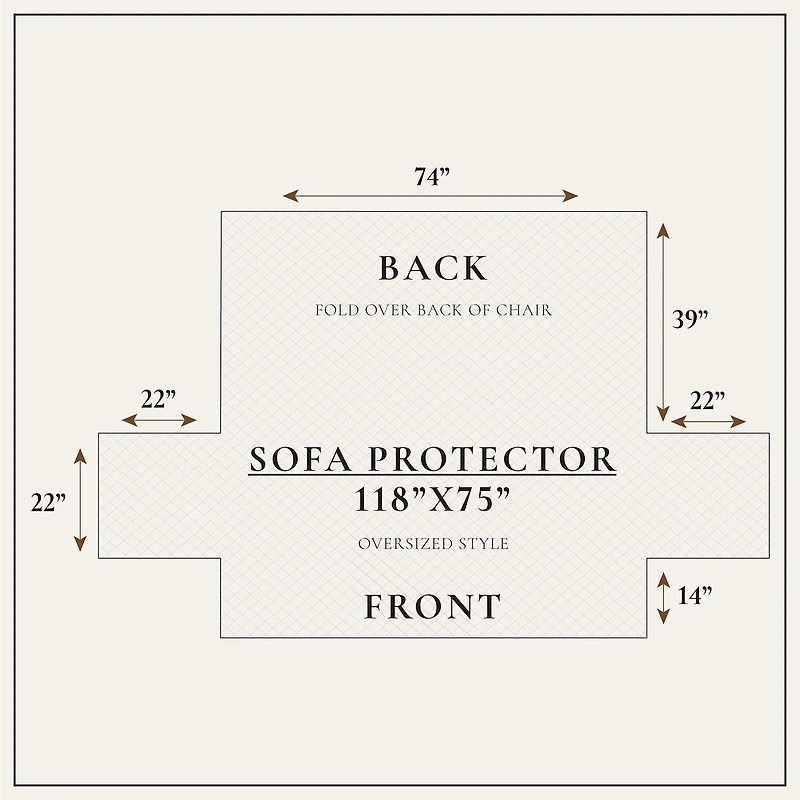 Linery Velvet Furniture Sofa Protector