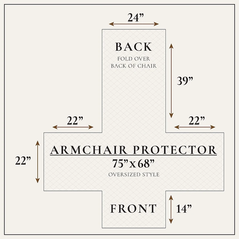Linery Velvet Furniture Chair Protector