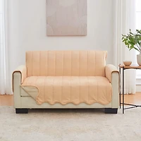Linery Velvet Furniture Loveseat Protector