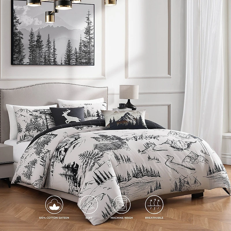 Bebejan Rocky Mountains 5-pc. REVERSIBLE Comforter Set