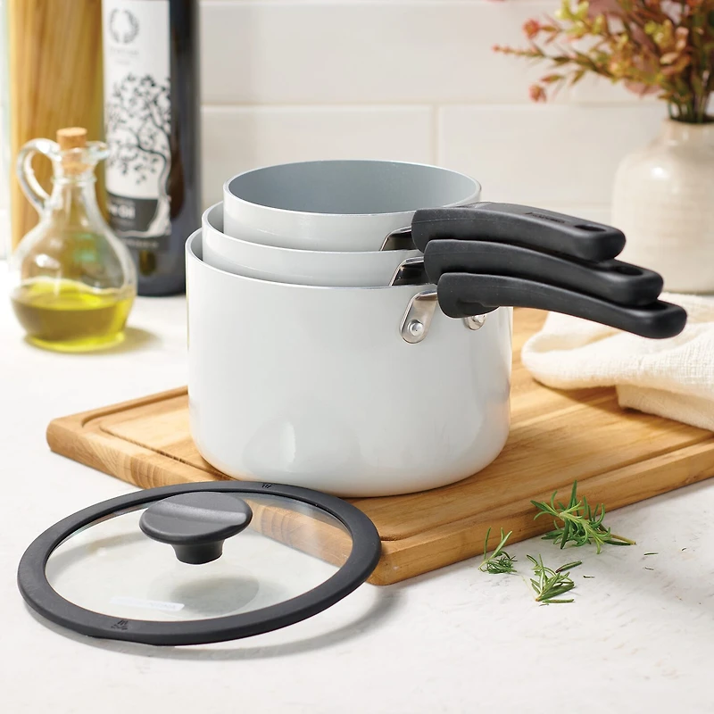 Tramontina Aluminum Ceramic -pc. Nesting Cookware Set