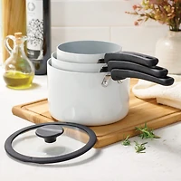 Tramontina Aluminum Ceramic -pc. Nesting Cookware Set