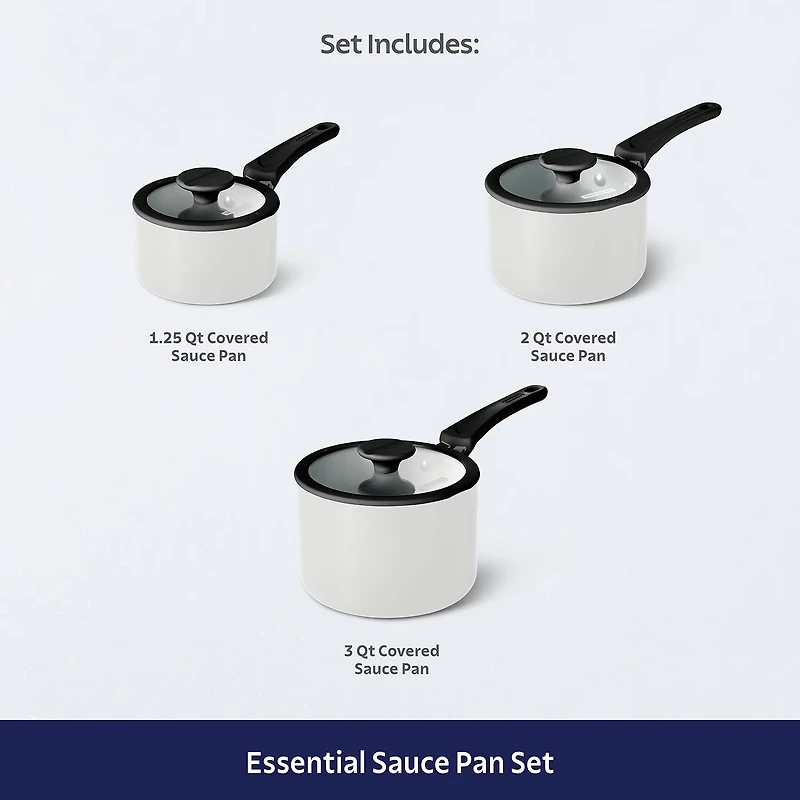 Tramontina Aluminum Ceramic -pc. Nesting Cookware Set
