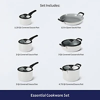 Tramontina Aluminum Ceramic 11-pc. Nesting Cookware Set