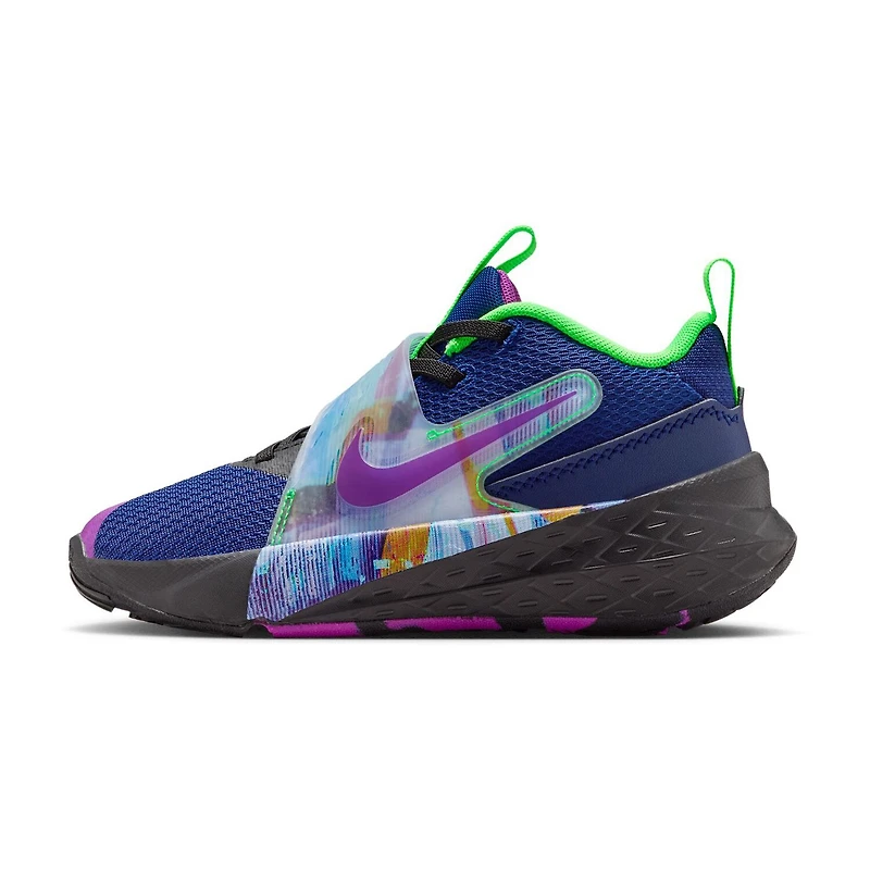 Nike Team Hustle D 12 Se Glitch Little Kid Unisex Basketball Shoes