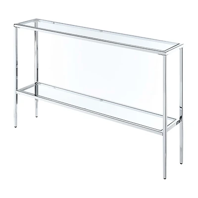 Convenience Concepts Nadia Glass Console Table