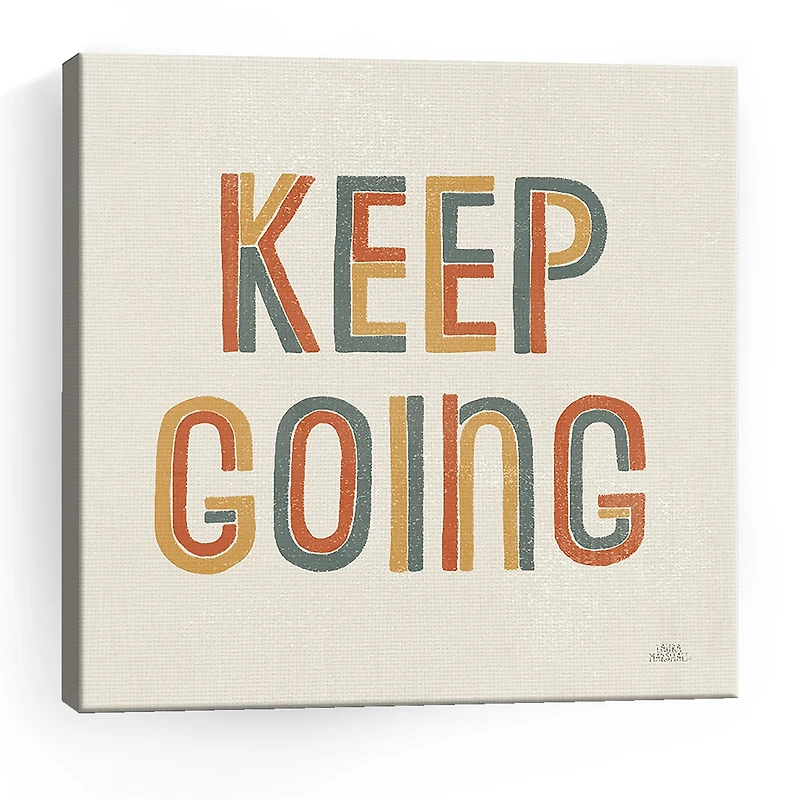 Lumaprints Retro Words Ii Giclee Canvas Art
