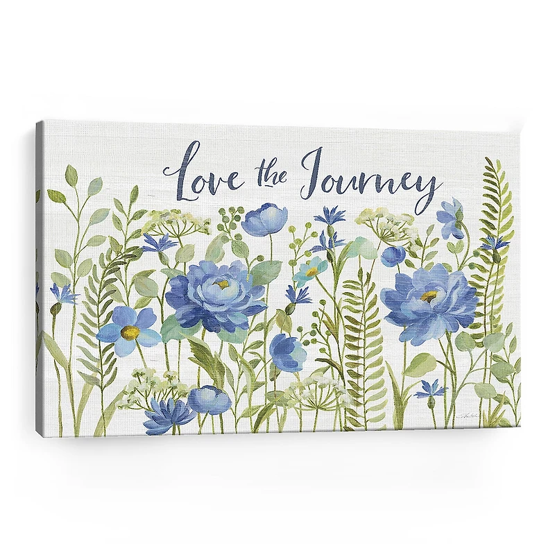 Lumaprints Botanical Blue Ii Giclee Canvas Art
