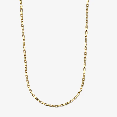 Unisex Adult 14K Gold 24 Inch Box Chain Necklace