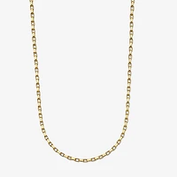 Unisex Adult 14K Gold 24 Inch Box Chain Necklace
