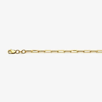 Womens 18 - 20 Inch 14K Gold Link Necklace Paperclip