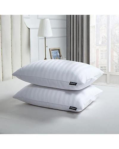 Beautyrest 500tc Damask Cotton 2 Pack Medium Density Bed Pillow