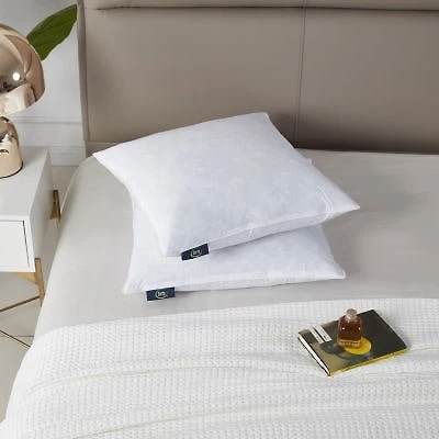 Serta® Cotton 2 Pack Medium Density Bed Pillow