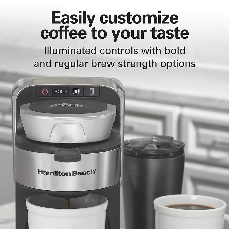 Hamilton Beach The Scoop Single Serve Coffee Maker with Removable Reservoir