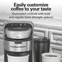 Hamilton Beach The Scoop Single Serve Coffee Maker with Removable Reservoir