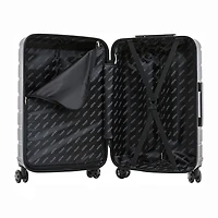 InUSA Trend Inch Hardside Lightweight Checked Spinner Luggage
