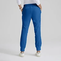 Grey's Anatomy™ by Barco Classic Grp534 Kira 5-Pocket Mid-Rise Jogger Womens Petite Moisture Wicking Scrub Pant