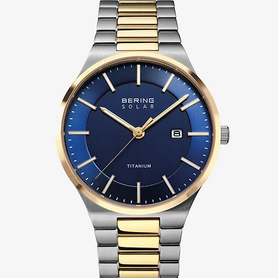 Bering Mens Two Tone Bracelet Watch 14439
