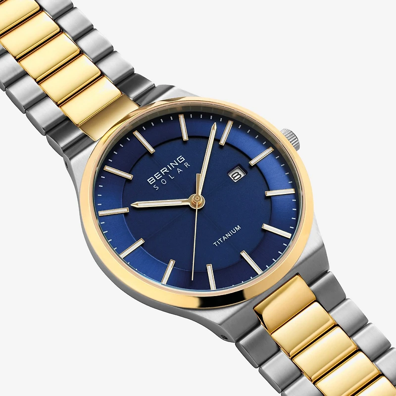 Bering Mens Two Tone Bracelet Watch 14439