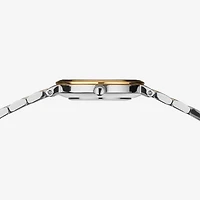 Bering Womens Two Tone Stainless Steel Bracelet Watch 19126-710