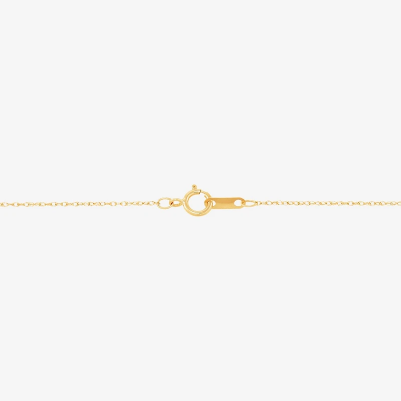 Certified Sofia™ Cultured Freshwater Pearl & Diamond-Accent 10K Gold Pendant Necklace